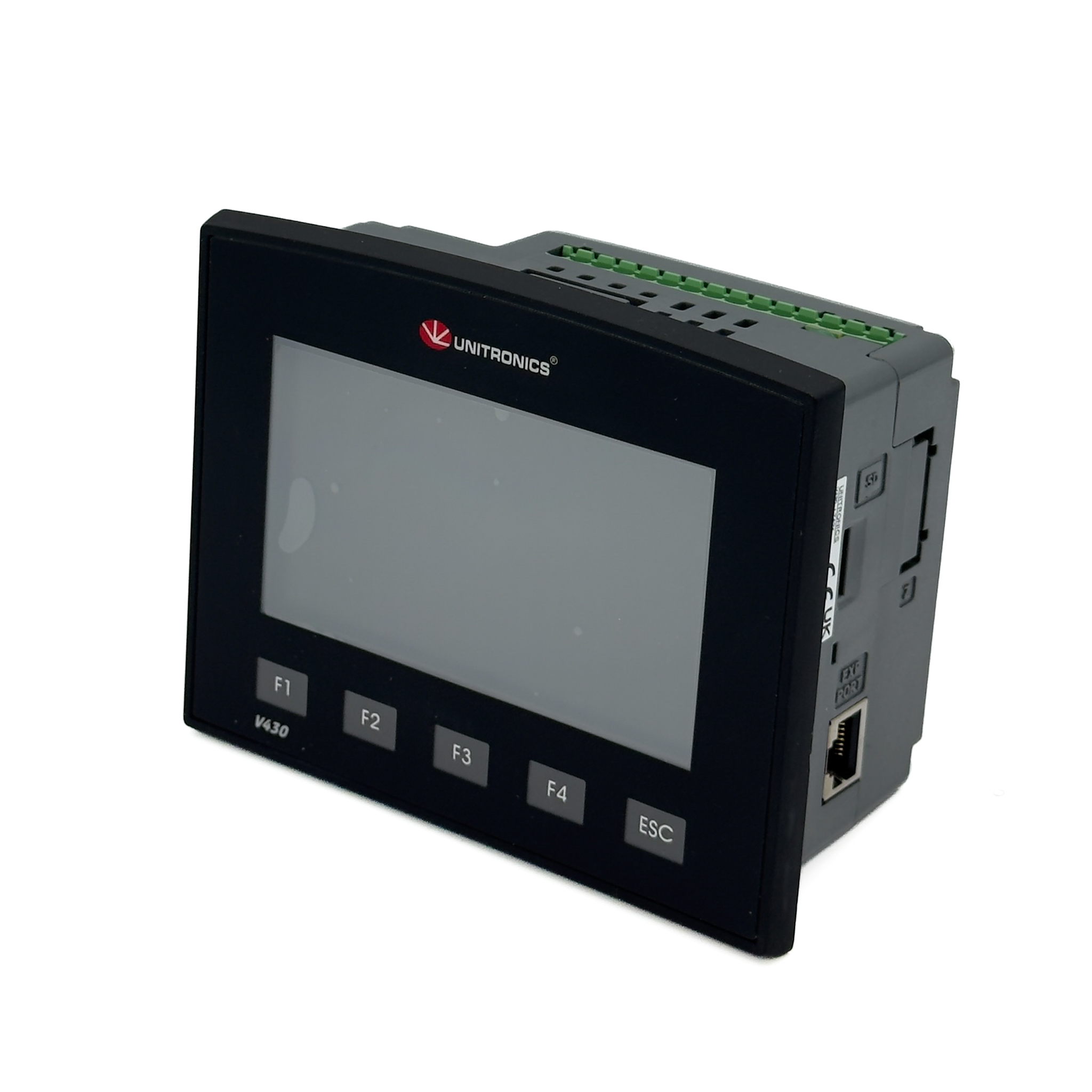 V430 with branding